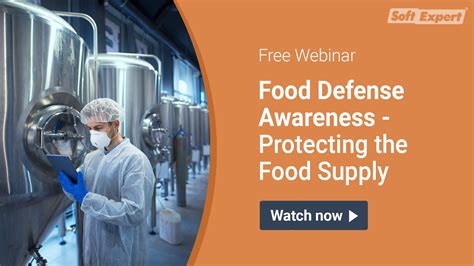 Webinar Food Defense Awareness Protecting The Food Supply Youtube