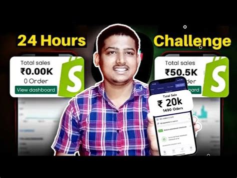 24 Hour Indian Shopify Dropshipping Challenge Insane Results YouTube