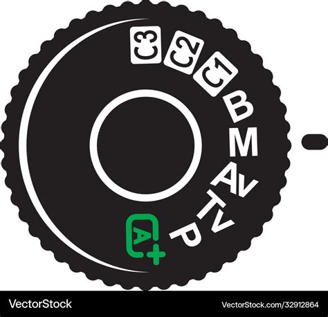 Camera shooting modes Royalty Free Vector Image