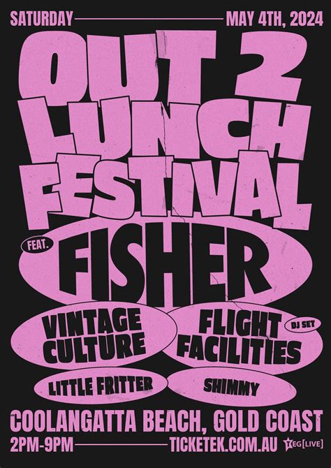 Fisher Announces Out 2 Lunch Festival