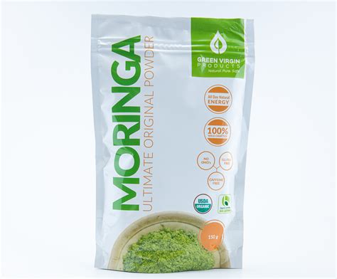 Moringa Oleifera 100 Pure Moringa Green Virgin Products