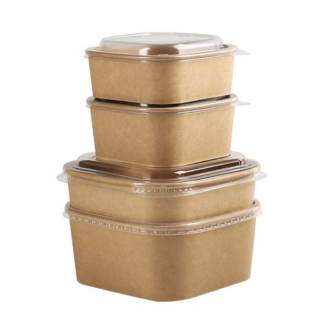 China Customized Kraft Paper Bento Box Suppliers Factory Wholesale Price Wanlifu