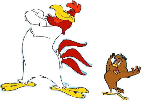Foghorn Leghorn and Henery Hawk | Foghorn leghorn, Classic cartoon ...