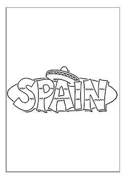 Culturally Enriching: Printable Spain Coloring Pages for Young Explorers