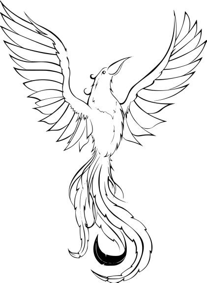 Coloriage Phoenix Imprimer