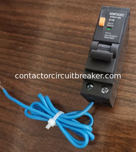 Plug In Type Ka Single Phase Rcbo Circuit Breaker Sontuoec