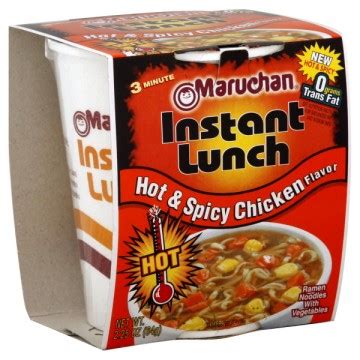 Maruchan Instant Lunch Ramen Noodles Hot Spicy Chicken