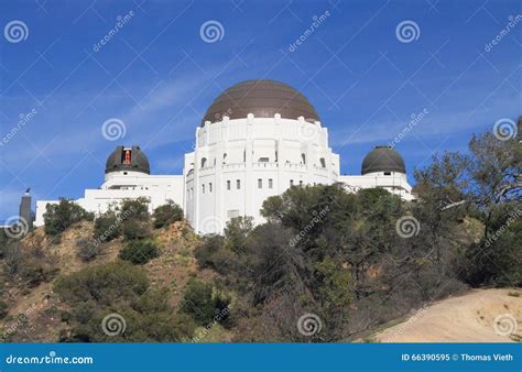 Usa California Los Angeles Griffith Observatory With Open