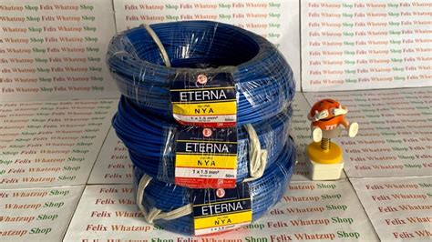 Kabel Listrik Eterna NYA 1 X 1 5 MM 50 Meter Biru Properti Lainnya Di