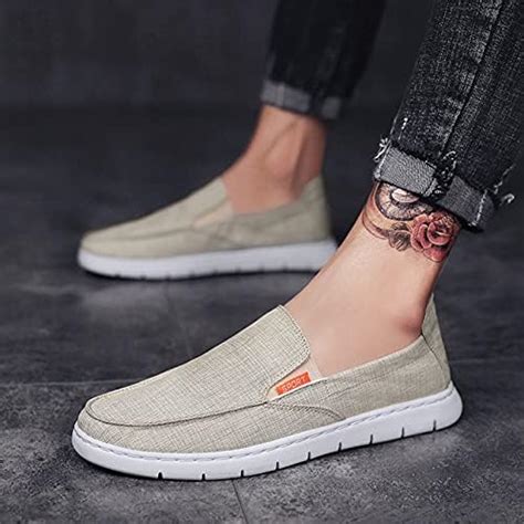 Orosua Segeltuchschuhe F R M Nner Slip On Low Top Atmungsaktive