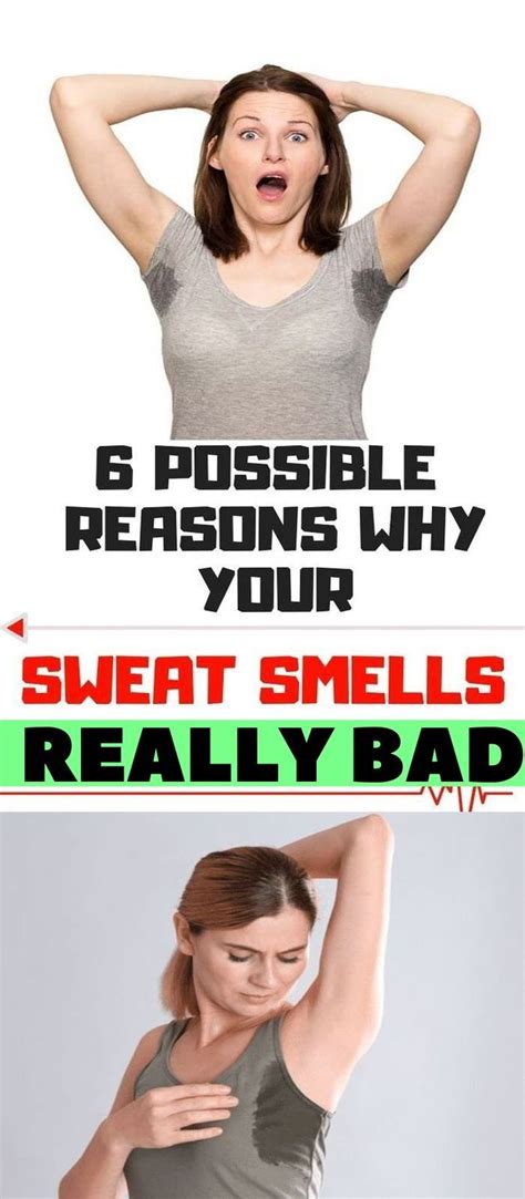 12 Possible Reasons Why Your Sweat Smells Really Bad In 2020 Health