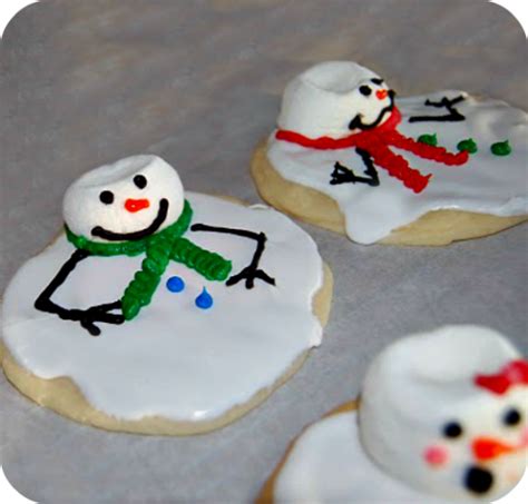 Melting Snowman Cookies Tutorial Hello Adorable