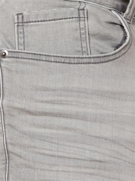 Jean Slim Stretch Gris Clair Kiabi