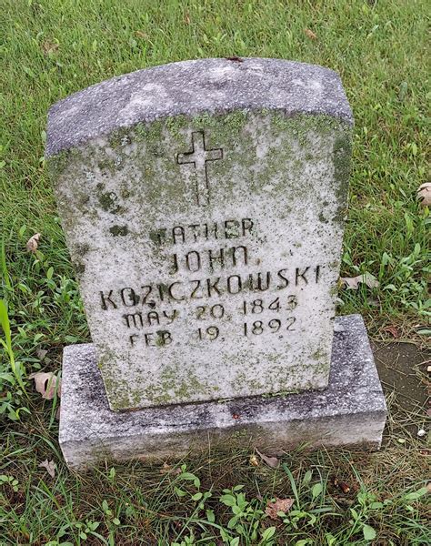 John Deidor Theodore Koziczkowski Find A Grave Gedenkplek