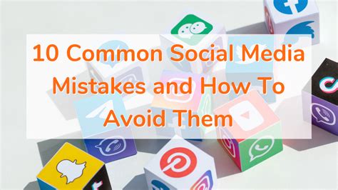 Common Social Media Mistakes And How To Avoid Them Melotti Media