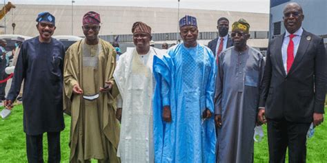 Senator Tokunbo Abiru Asiwaju Bola Tinubu Timpre Syva Others At The