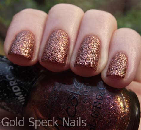 Gold Speck Nails NOPI Cinna Man Of My Dreams Nude Stamping