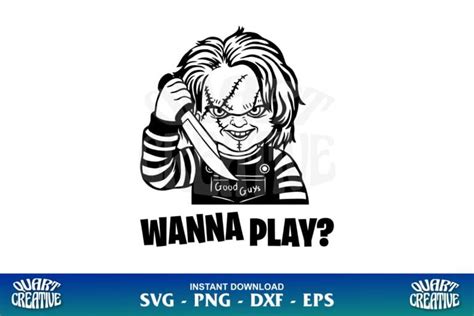 Chucky Wanna Play Svg Gravectory