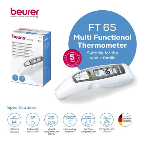 Jual Thermometer Digital FT 65 Beurer Termometer Dahi Telinga FT65