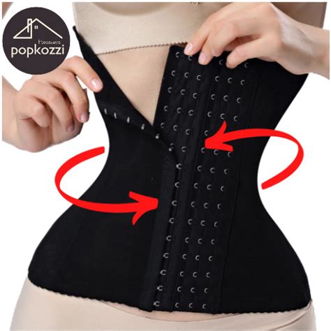 Popkozzi Hot Body Shaper Waist Belt Corset Women Belly Slimming