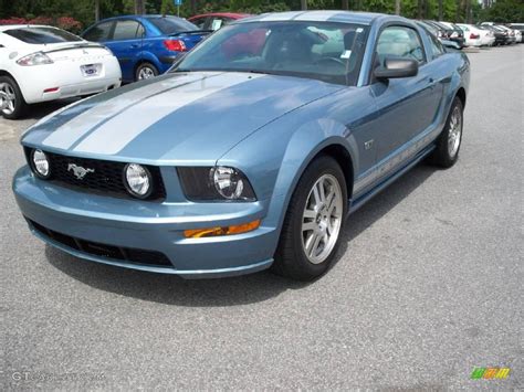 Windveil Blue Metallic Ford Mustang Gt Premium Coupe