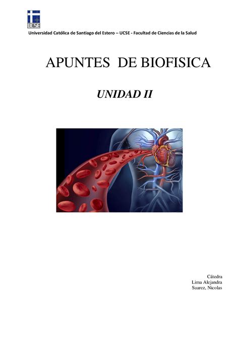 Teorico U Biofisica Universidad Cat Lica De Santiago Del