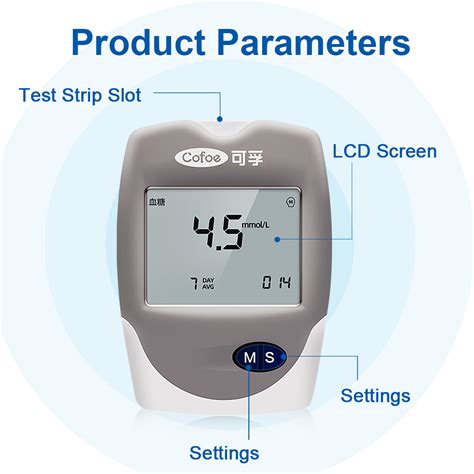 Cofoe 3 In 1 Multifunctional Cholesterol Uric Acid Blood Glucose Meter