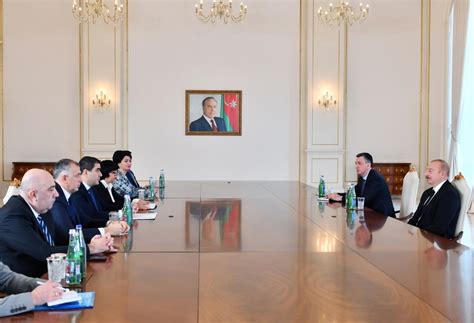 President Ilham Aliyev Received Delegation Led By Chairman Of