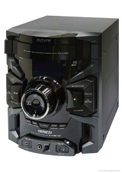 Sony Mhc Gtr Mini Hifi System Manual Hifi Engine