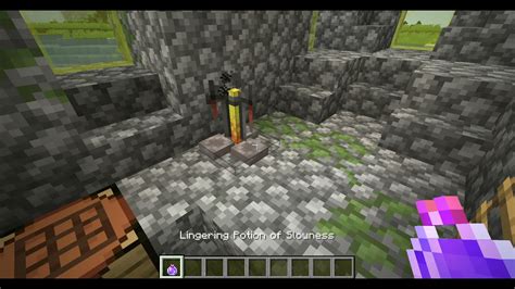 How To Create Slowness Potion Long Splash Lingering In Minecraft