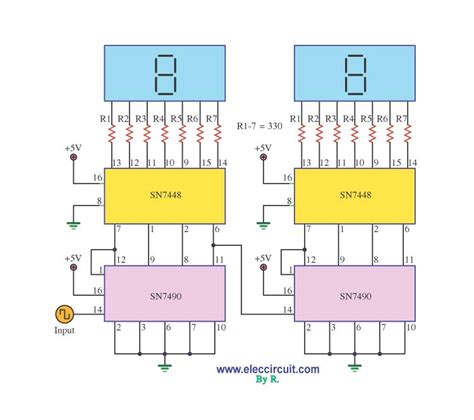 Circuit Diagram Of Digit Digital Counter