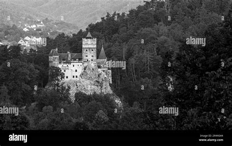 The Bran Castle Of Dracula In Romania Stock Photo Alamy