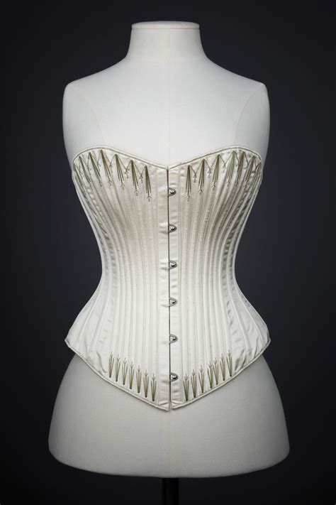 C 1890s Symington Reproduction Silk Corset By Cathy Hay The Underpinnings Museum