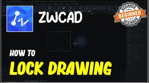 ZWCAD How To Lock Drawing YouTube