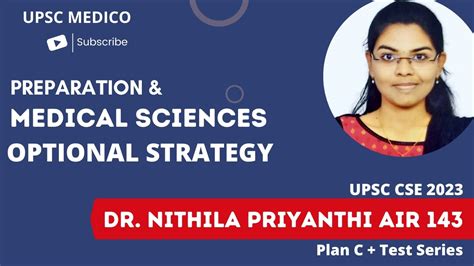 Dr S Nithila Priyanthi AIR 143 UPSC CSE 2023 Topper Interview