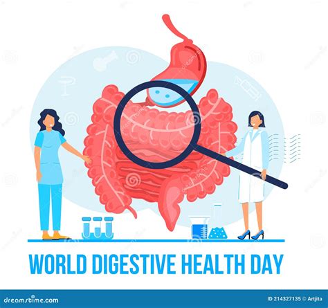 World Digestive Health Day Schematic Representation Of Individual