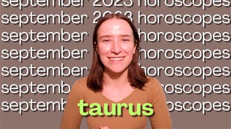 Taurus September Horoscope Youtube