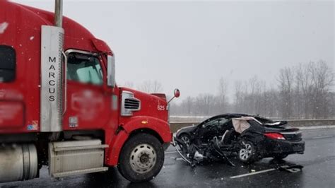 Two Taken To Hospital Following Crash On Highway 401 East Of London