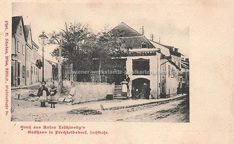 Perchtoldsdorf Hochstrasse um 1905 Wiener Werkstätte Postkarten