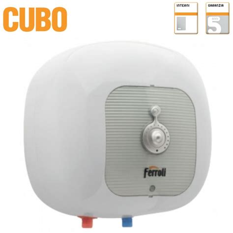 Ferroli Cubo Sg 30 Sopralavello Chauffe Eau Lectrique 30 Litres Nouveau