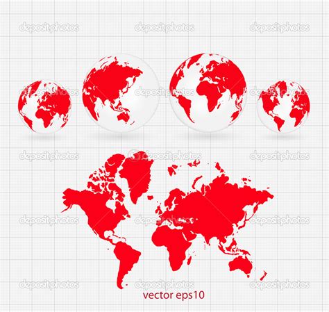 World Map Stock Vector By ©zeber2010 16799309