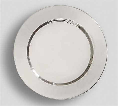 Harrison Stainless Steel Charger Plates Pottery Barn