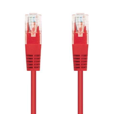 Nanocable Cable De Red UTP RJ45 CAT6 3m Rojo PcComponentes