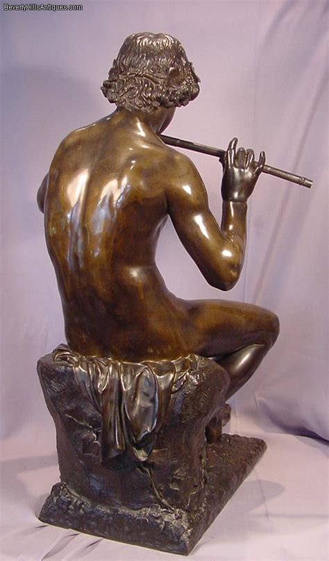 Antique Bronze Nude Male Snake Charmer Thabard For Sale Antiques Classifieds