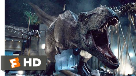 Jurassic World 2015 T Rex Vs Indominus Scene 9 10 Movieclips Youtube