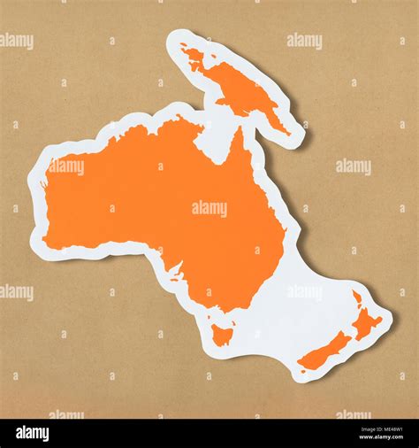 Mapa en blanco de australia fotografías e imágenes de alta resolución