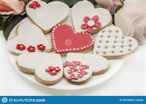 Butter Cookies Decorated Stock Image Image Of Baking