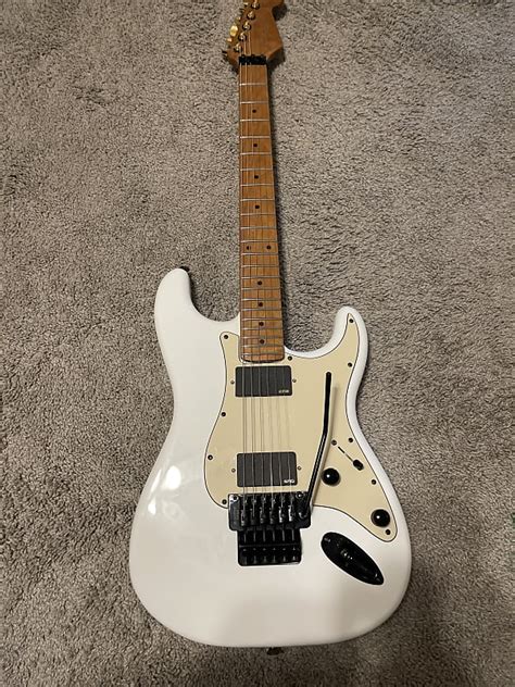 Dixie Steel Super Strat Custom Strat 2021 White Reverb