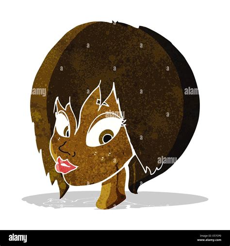 Cartoon Pretty Female Face Pouting Stock Vector Image And Art Alamy