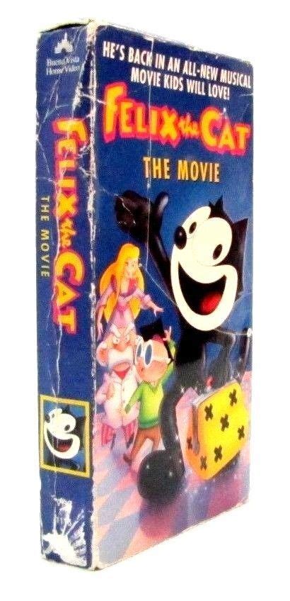 Felix The Cat The Movie Animated Movie Extremley Rare Buena Vista Vhs